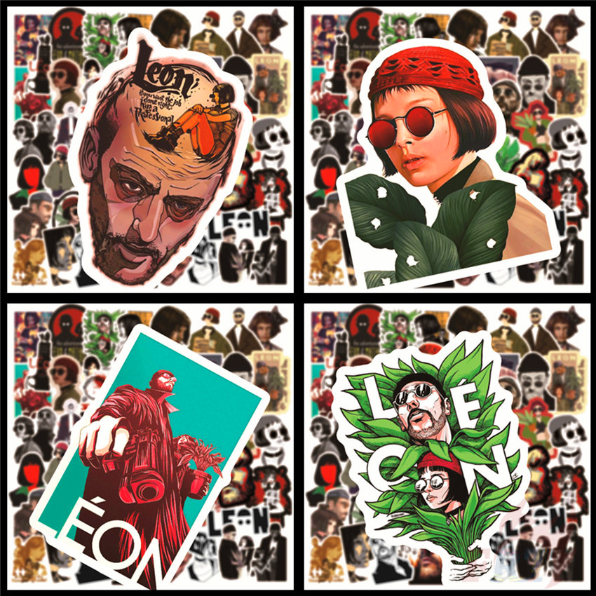 ❉ Leon:The Professional Series 01 Stickers ❉ 50Pcs/Set Classical Movie DIY Waterproof Doodle Decals Stickers