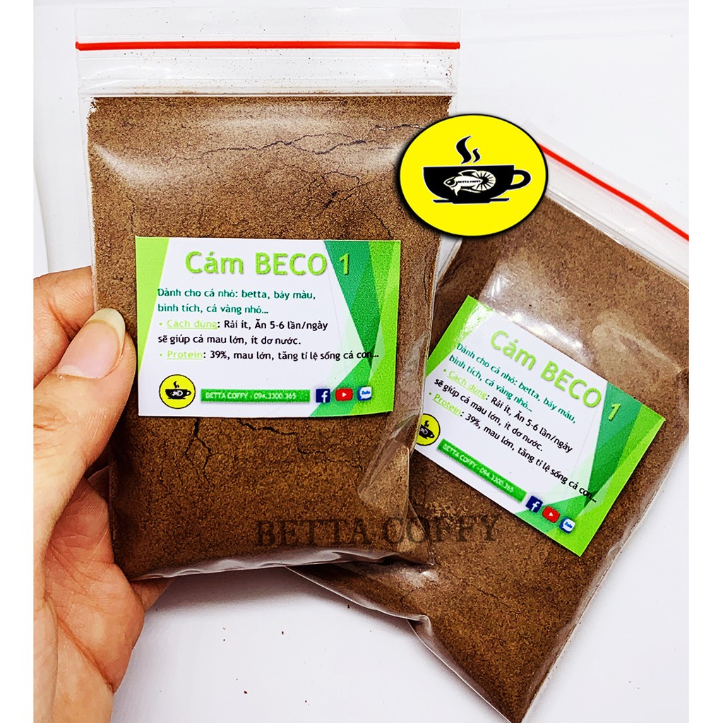 Cám Beco 1 - Thức ăn cá con - gói 40g