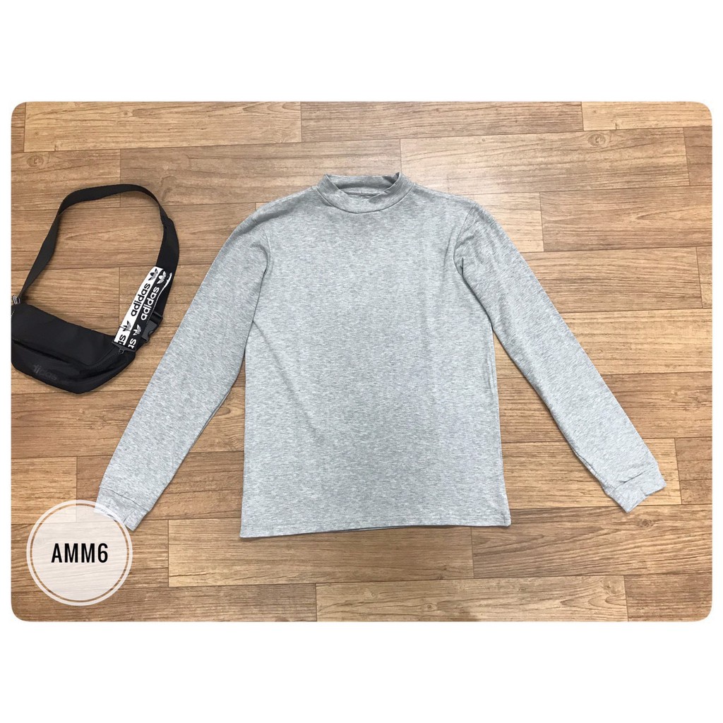 Áo giữ nhiệt cổ 3p G@u nam mềm mịn | BigBuy360 - bigbuy360.vn