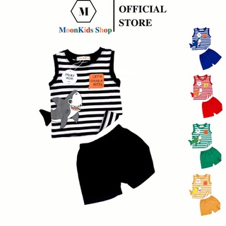 Bộ Ba Lỗ Cá Mập🎽THUN LẠNH100%️🎽Bộ sát nách dành cho bé trai bé gái từ 6-20kg,cam kết hàng chuẩn đẹp,có sẵn