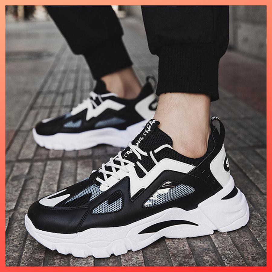 Giày sneaker nam đế độn D554 shop ĐỊch Địch chuyên giày nam đẹp | BigBuy360 - bigbuy360.vn