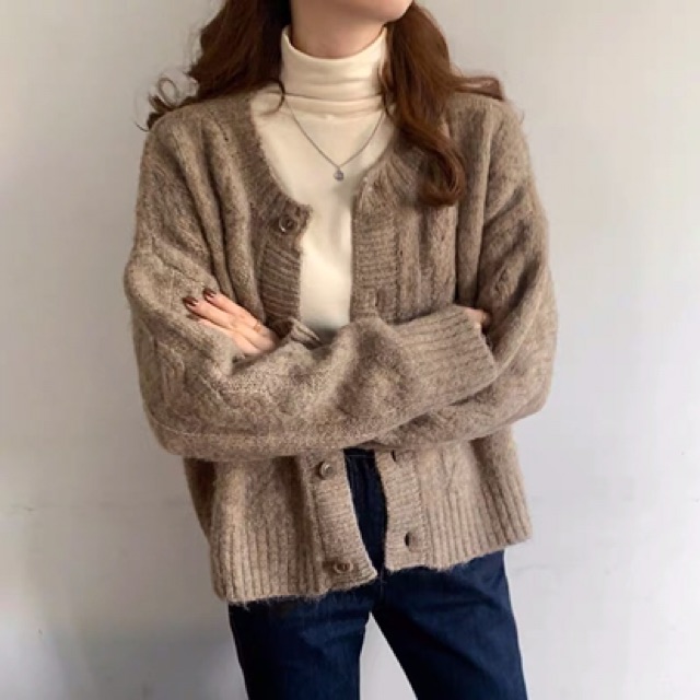 [ẢNH THẬT CUỐI] Áo cardigan len thừng ulzzang | BigBuy360 - bigbuy360.vn