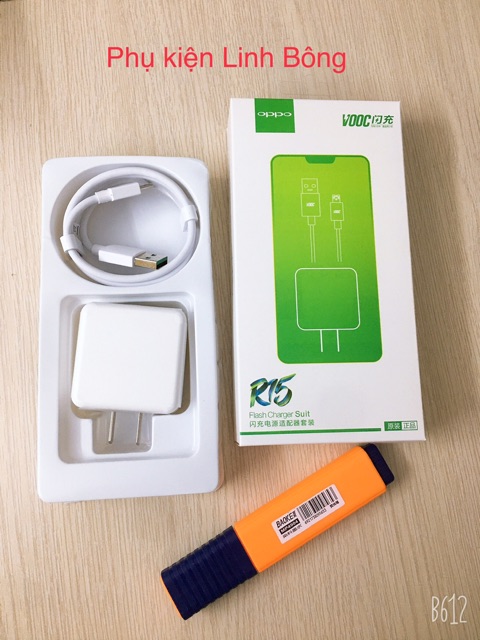 Bộ sạc nhanh Oppo R15 sạc nhanh Vooc (chân micro)