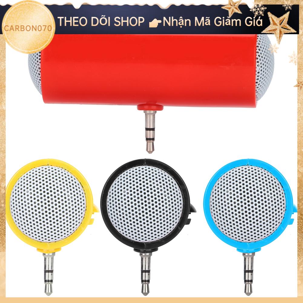 Carbon070 Giắc cắm 3 5 mm Loa mini Stereo không dây Di động Cắm vào cho Điện thoại và Máy tính bảng