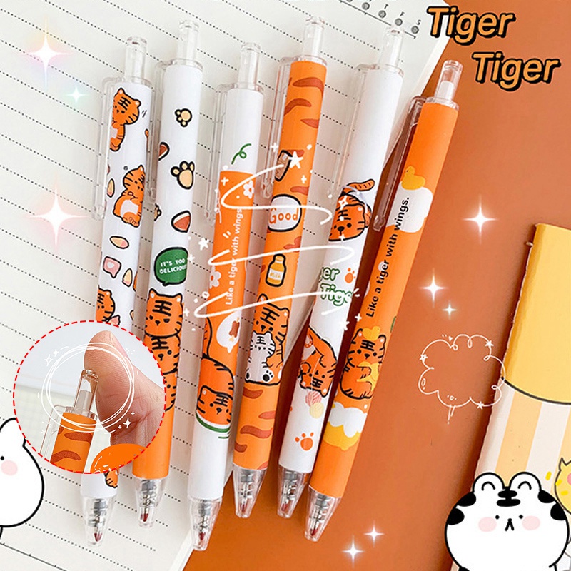Bút Bi 0.5mm Có Thể Thu Vào Họa Tiết Hoạt Hình Dễ Thương