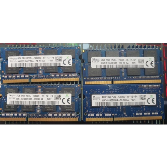 Ram Laptop 4GB DDR3 Bus 1600 PC3L 12800S Giá Tốt