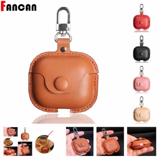 Vỏ bảo vệ hộp sạc tai nghe AirPods 3 2 1 pro 2021 bằng da kèm móc khóa tiện dụng chất lượng cao