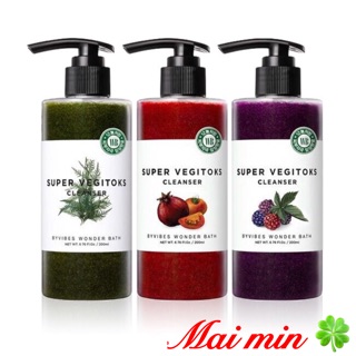 Sữa rửa mặt sủi bọt - thải độc rau củ quả hàn quốc chính hãng 300ml
