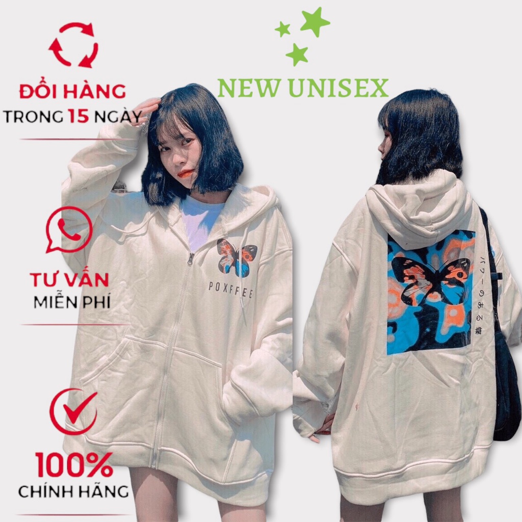 Áo Khoác Nữ Hoodie nam/nữ giá rẻ form rộng oversize in trứng cực đẹp TP [NewUnisex