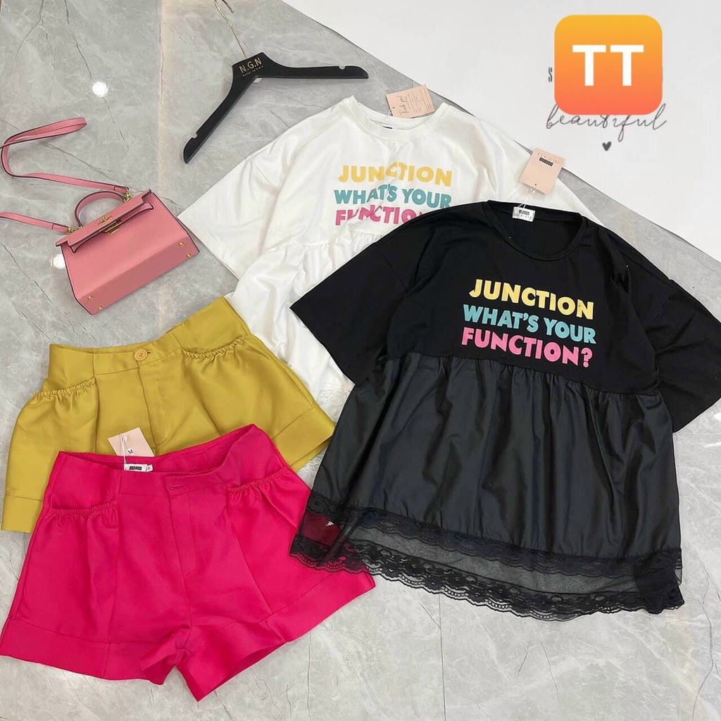 Set Tiểu Thư BABYDOLL  phối ren cực kì xinh xắn, đi chơi, đi dạo rất phù hợp