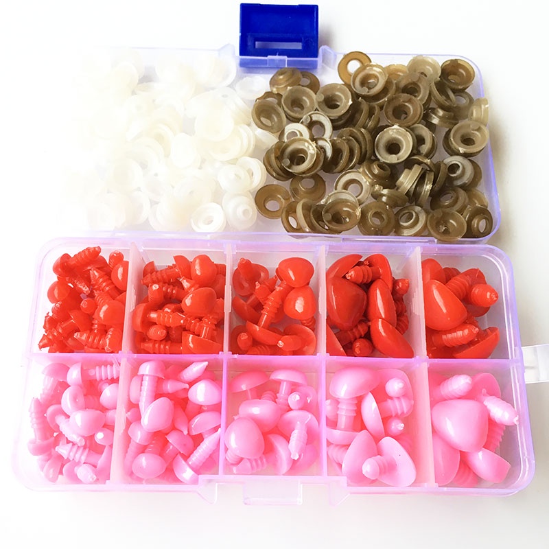 Set 130 Mũi Tam Giác Làm Búp Bê/ Gấu Bông Bằng Nhựa An Toàn Tiện Lợi