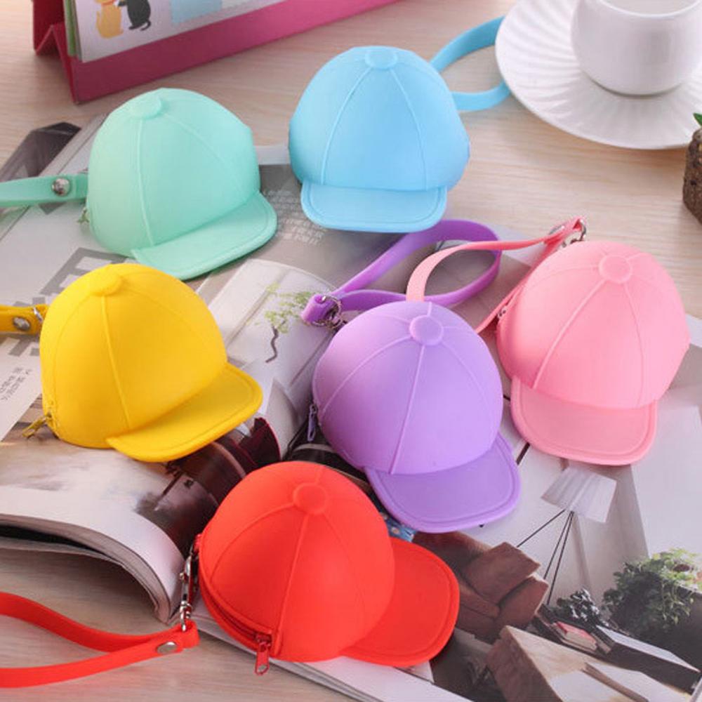 Ví Đựng Tiền Xu Hình Nón Lưỡi Trai Mini Phong Cách Hàn Quốc
