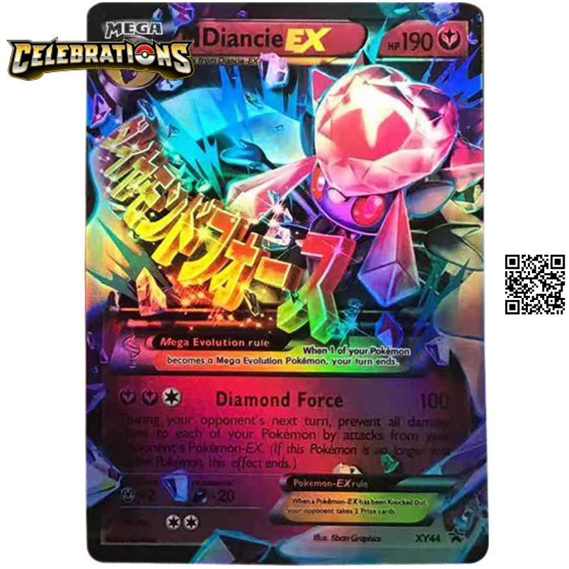 Giảm giá cuối năm Card Pokemon mega phản quang TẶNG Top Loader bọc bài 1459 D5