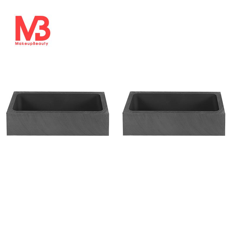 Set 2 Khuôn Đúc Than Chì 1Kg Làm Tan Chảy Vàng Kim Loại Nhôm Đồng Thau