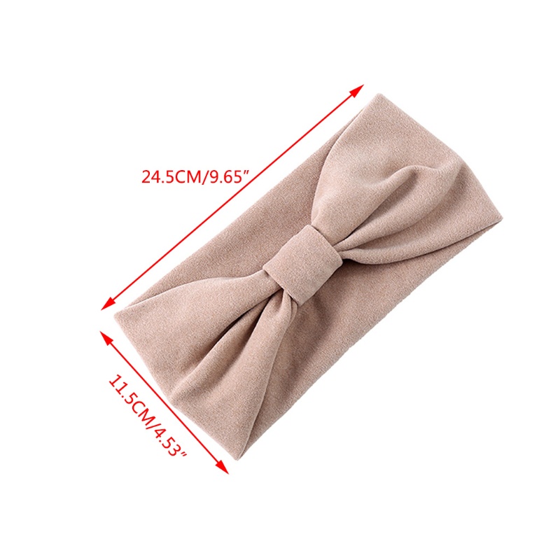 Băng Đô Len Giả Thắt Nơ Xinh Xắn Cho Nữ