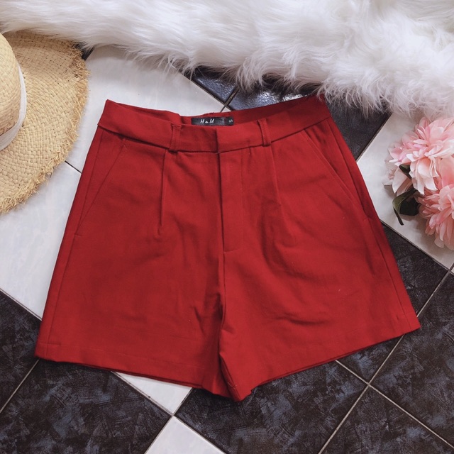 Quần short nữ túi xéo nhiều màu