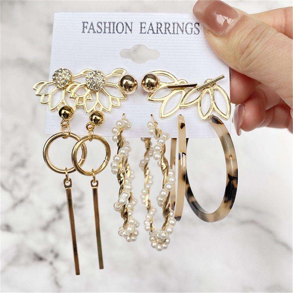 Set Khuyên Tai Thời Trang Cá Tính Cho Nữ