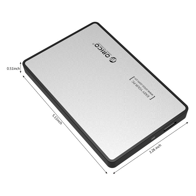 Hộp Đựng Ổ Cứng Di Động HDD Box ORICO USB3.0/2.5 - 2588US3 - Hàng Chính Hãng Viscom | BigBuy360 - bigbuy360.vn