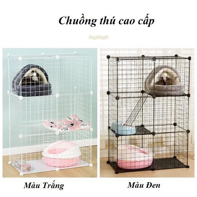 Chuồng quây chó mèo lắp ghép ( đã tặng kèm chốt )