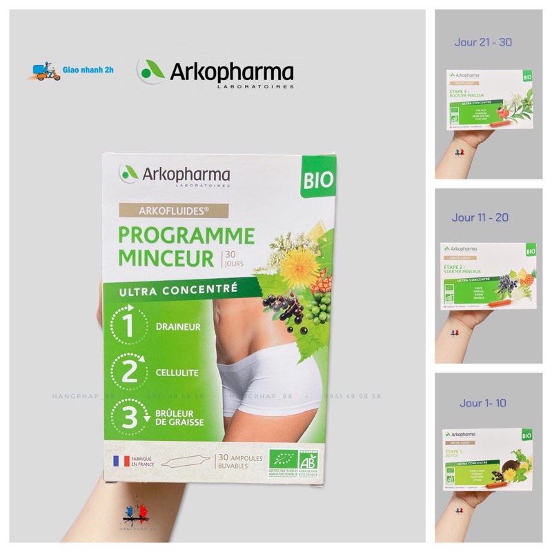 DETOX GIẢM KG ARKOPHARMA