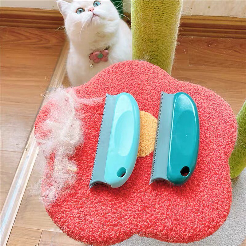 Dụng cụ/ bàn chải/ lược chải lấy lông chó mèo trên giường, thảm, nệm, ghế sofa (Ảnh thât, Kèm video)