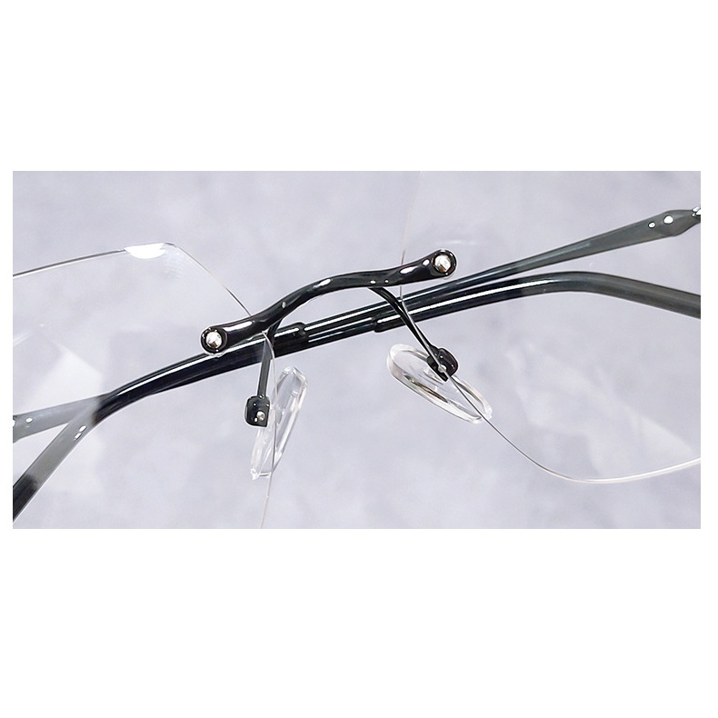 【-0°~-500°Mắt Kính Không Gọng Chống Tia Bức Xạ Cho Nam Nữ