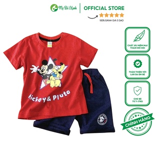 Bộ cộc tay cho bé họa tiết Micky Disney, bộ cộc tay bé trai