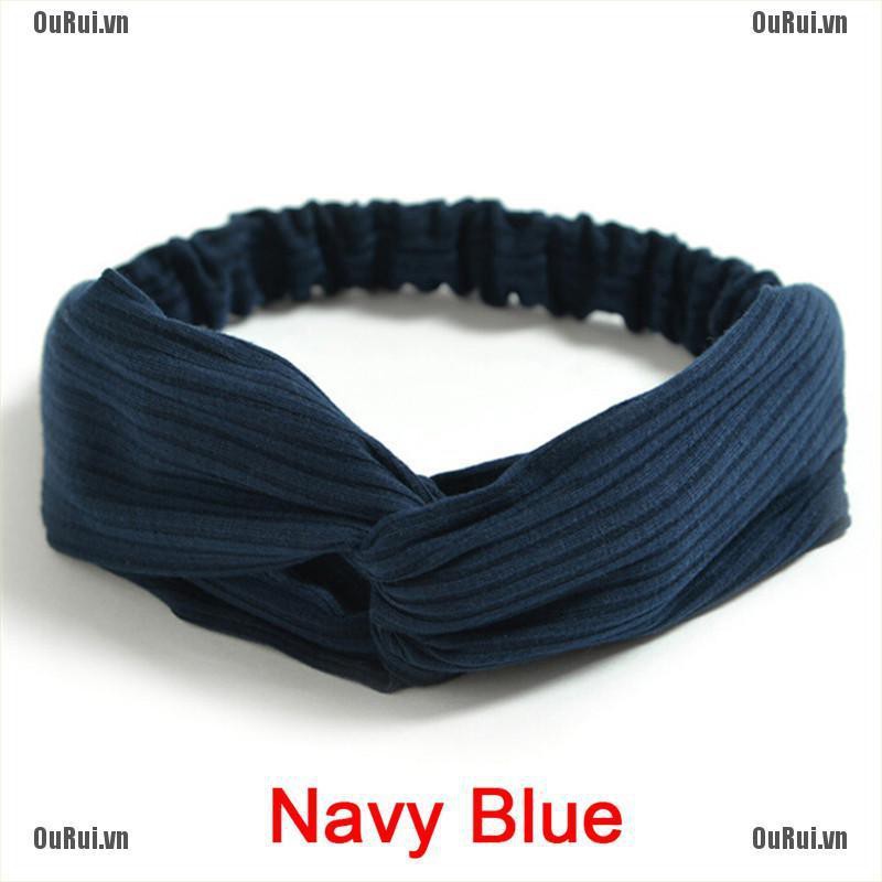 (FCC) Băng Đô Vải Thiết Kế Đơn Giản Thời Trang Cho Nữ