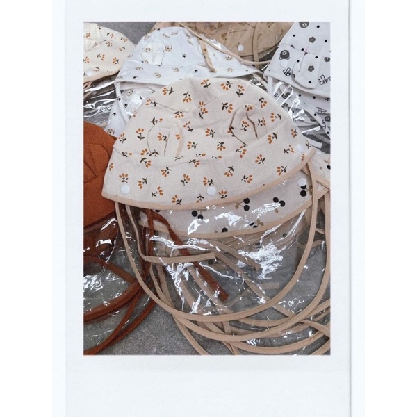 Nón, Mũ Chống Giọt Bắn Cho Bé Hình Tai Gấu