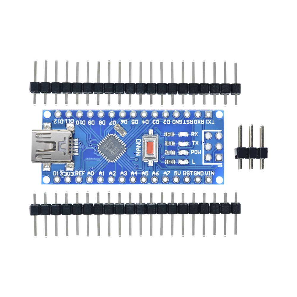 【READY STOCK】Arduino USB Nano V3.0 ATmega328 16M 5V Bộ điều khiển vi mô CH340G cho Arduino