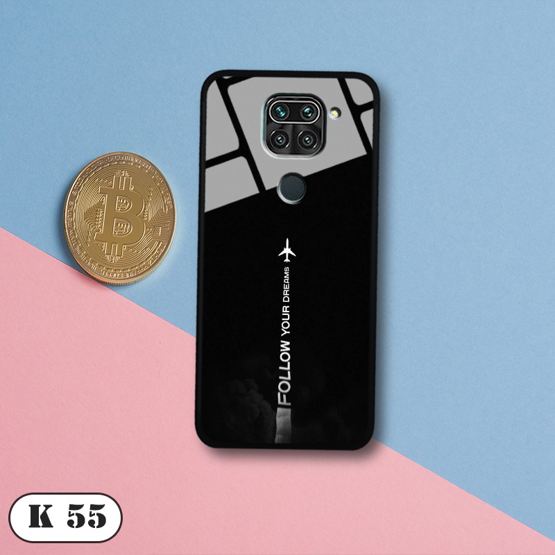 Ốp lưng kính 3D cho Xiaomi Redmi Note 9- Redmi 10X