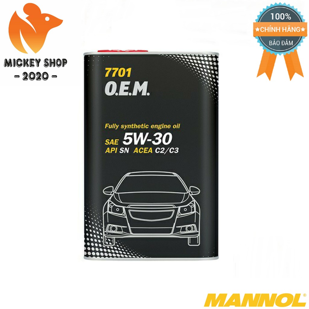 [Pro] Nhớt MANNOL 5W-30 SN/SM/CF O.E.M Cho Xe Chevrolet, Opel 7701 – 4L Hàng Đức Cao Cấp Chính Hãng – Mickey2020shop