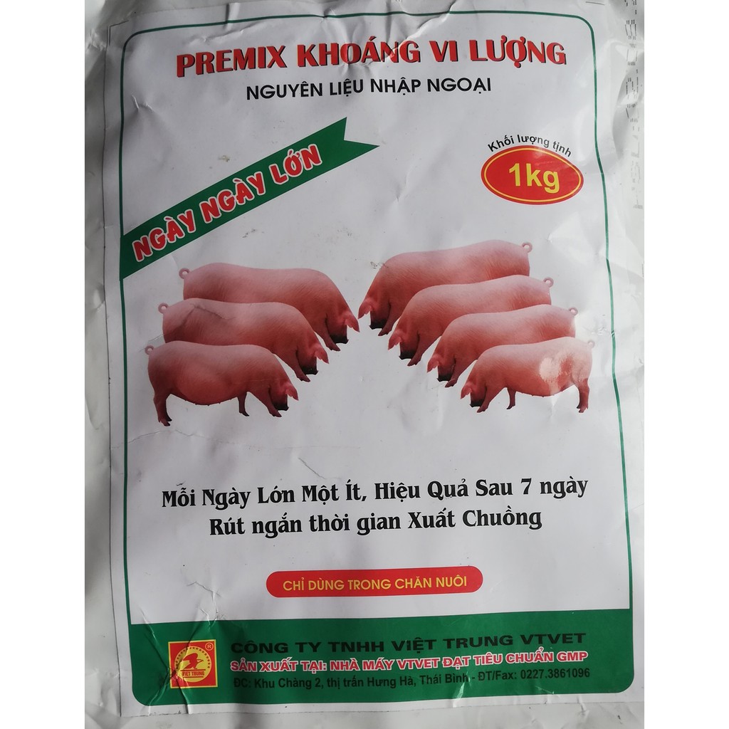 1 gói ngày ngày lớn 100g Premix khoáng vi lượng dùng tốt cho gia súc, gia cần, gà chọi, gà đá, chim cảnh