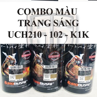 Samurai sơn samurai sơn xịt màu trắng tinh khôi uch210 - 102 - k1k