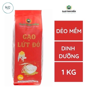 Gạo lứt đỏ vinh hiển túi 1kg thơm dẻo mềm