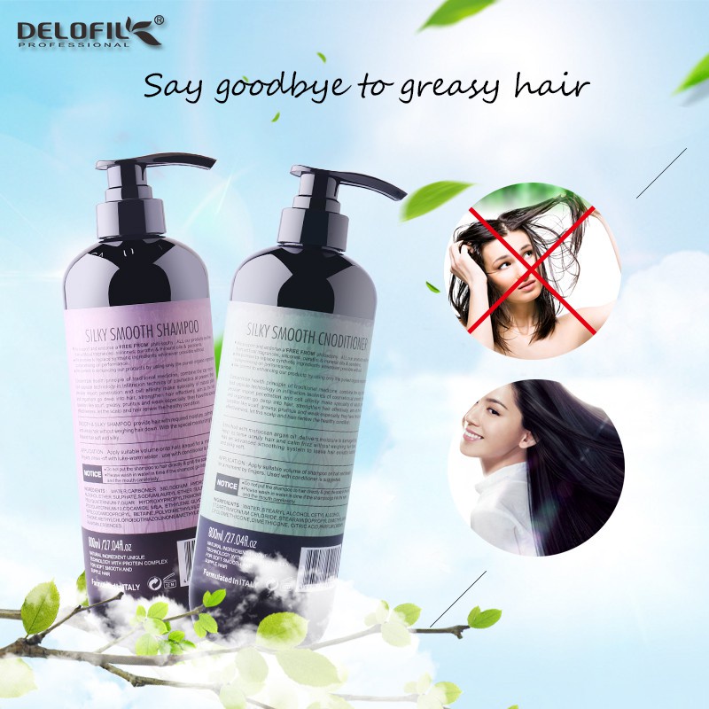 Dầu Gội Delofil Dầu Xả Delofil Phục Hồi Dưỡng Tóc Ngăn Ngừa Gầu Ngứa 500ml 800ml