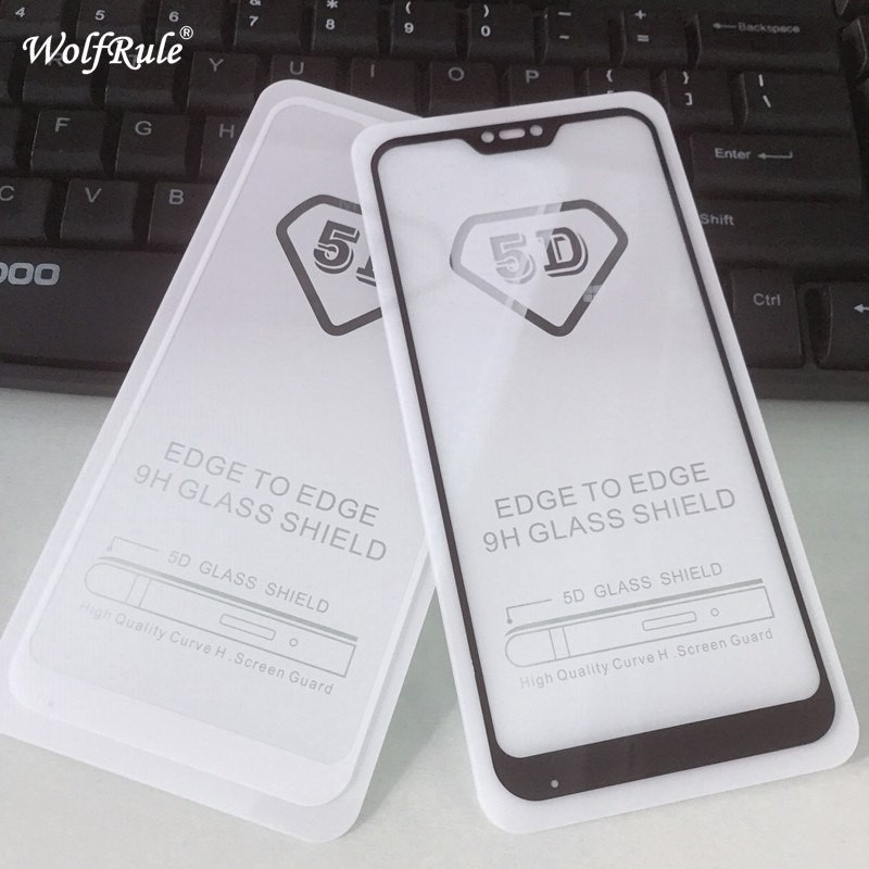 Miếng dán 5D Full keo cho Xiaomi Redmi 6 Pro (Đen)