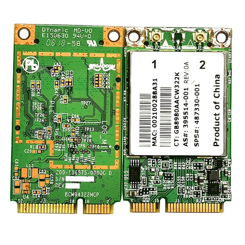 Thẻ Mạng Không Dây Bcm94322Mc Cho Mạng Không Dây 6930p 2530p 2730p 2.4g + 5g 300m | BigBuy360 - bigbuy360.vn