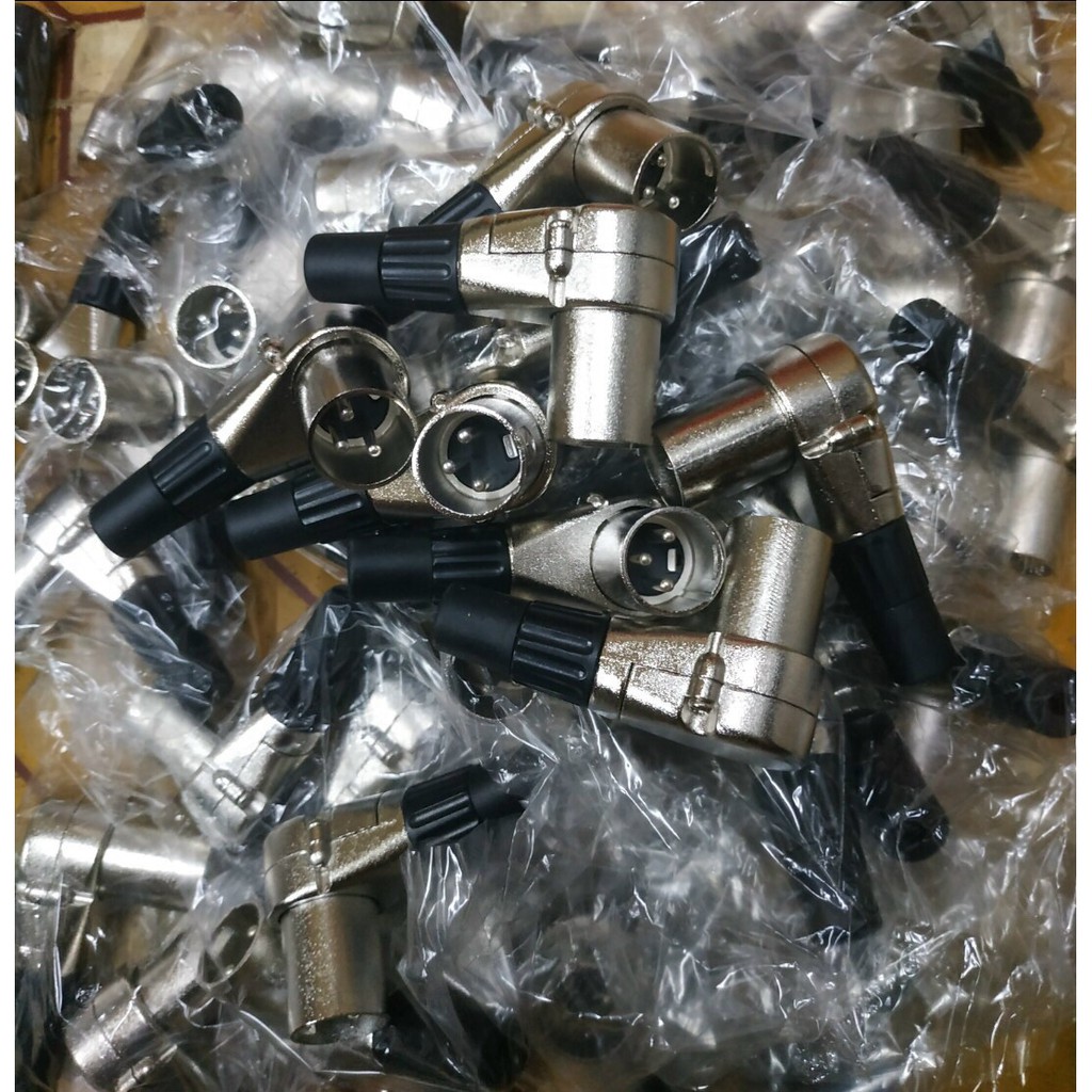 Đầu Jack hàn Canon cong  đực cái