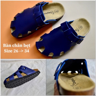 Dép Bàn CHÂN BẸT - Bít mũi bé trai