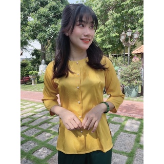 đồ lam đi chùa nữ