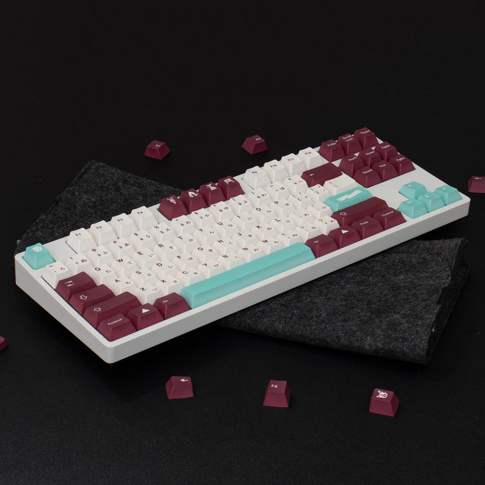 Bàn Phím Cơ GMK Yuru 136 Phím PBT Phong Cách Nhật Bản