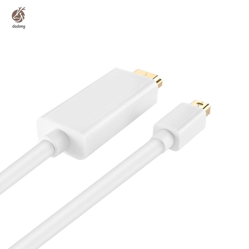 Cáp kết nối 6FT 1.8M 4K * 2K Thunderbolt Mini sang HDMI cho Apple Macbook