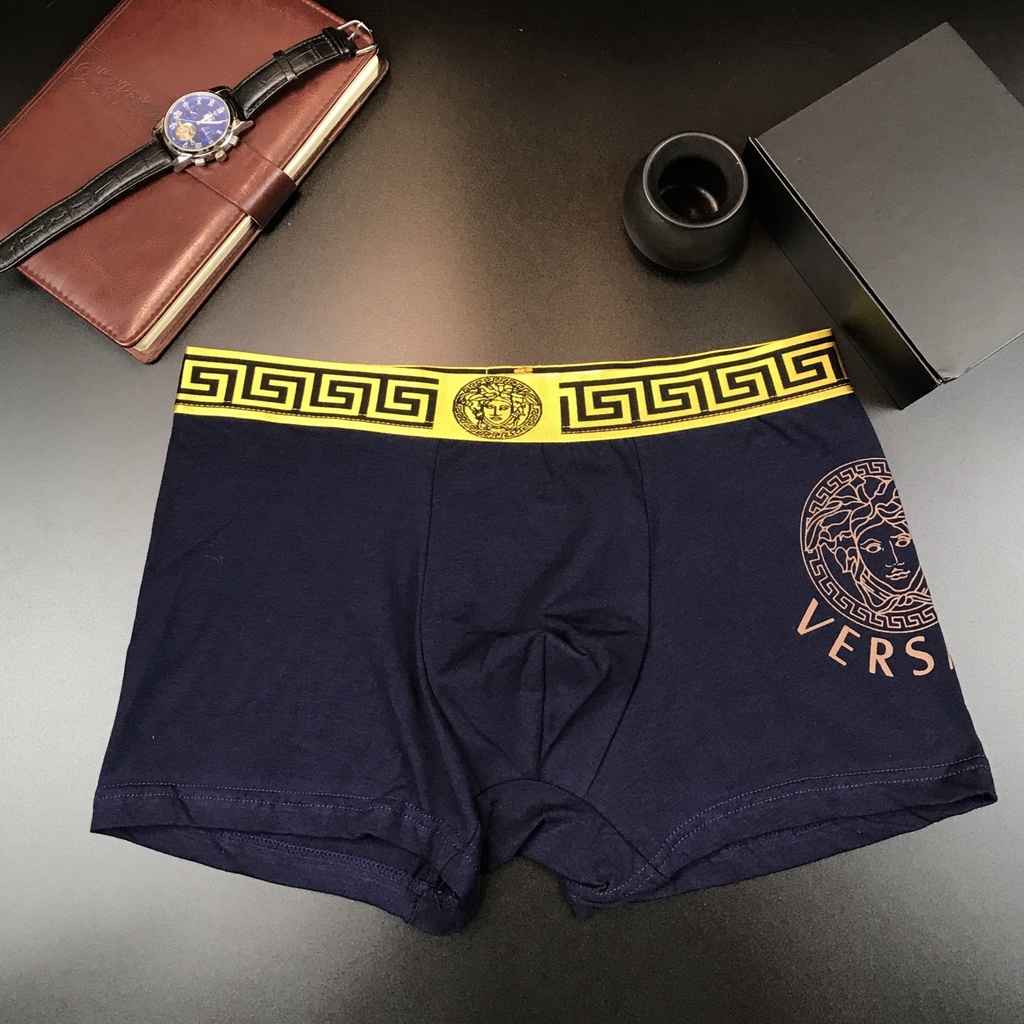 Versace Quần Lót Boxer cotton Mềm Chất Lượng Cao Cho Nam