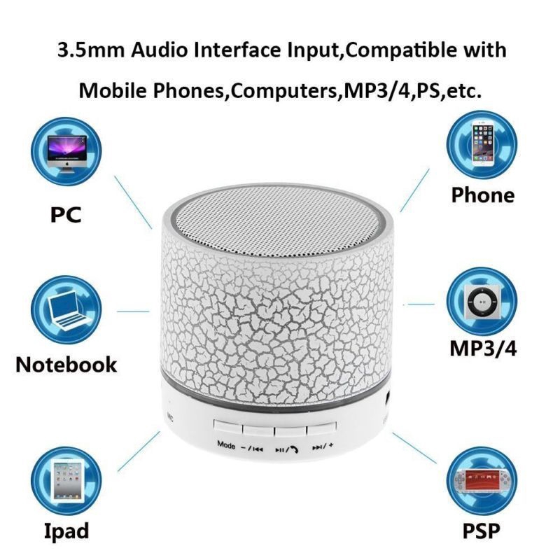 Loa Bluetooth không dây âm thanh Super Bass cho Smartphone Tablet
