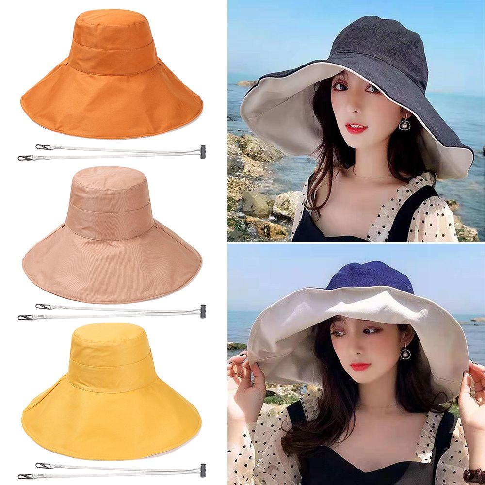 Mũ Bucket Chống Nắng / Tia UV Di Động Thời Trang Cho Nam Và Nữ