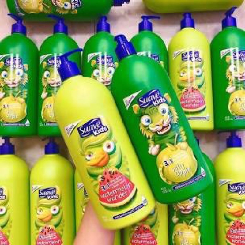 (DATE MỚI) Sữa tắm gội cho bé Suave kids 1.18L