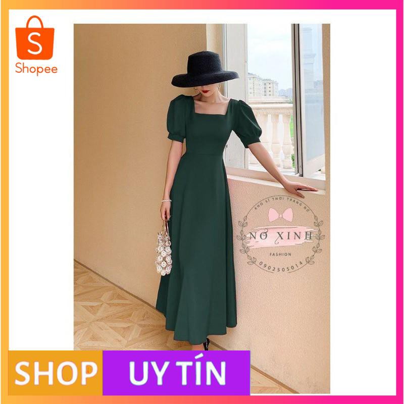 [VNXK] - Váy Maxi Tay Phồng Cao Cấp Có Size M-L-XL - [PONY_HOUSE]