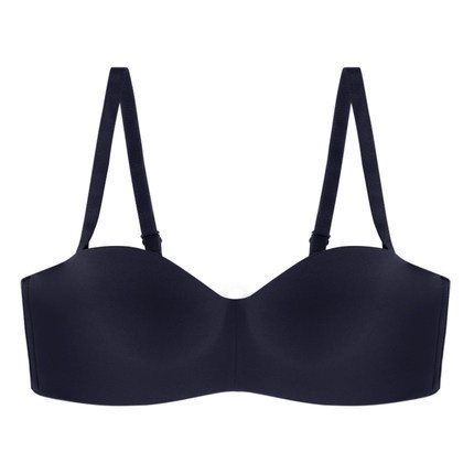 Áo ngực nữ đúc su cúp quả ngang đệm mỏng không gọng nâng ngực tạo khe KIMCHIBIKI AL025