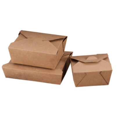 50 Hộp kraft vuông 500ml, 700ml, 800ml, 1000ml, 1400ml, 1500ml, 2000ml, 3000ml